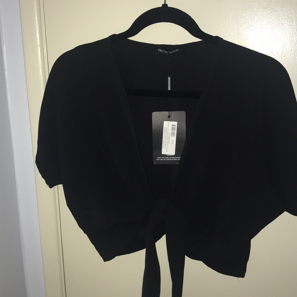 front tie blouse